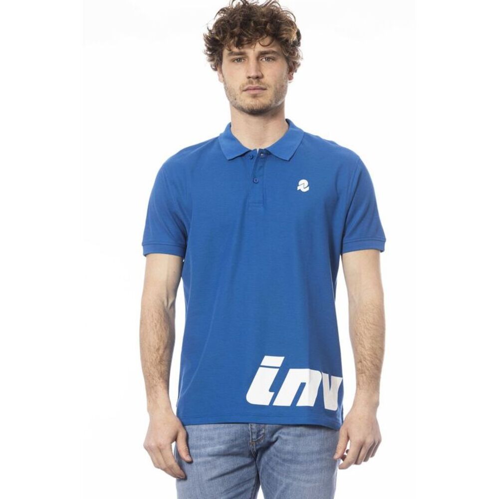 Invicta Blue Cotton Men Polo Men's Shirt